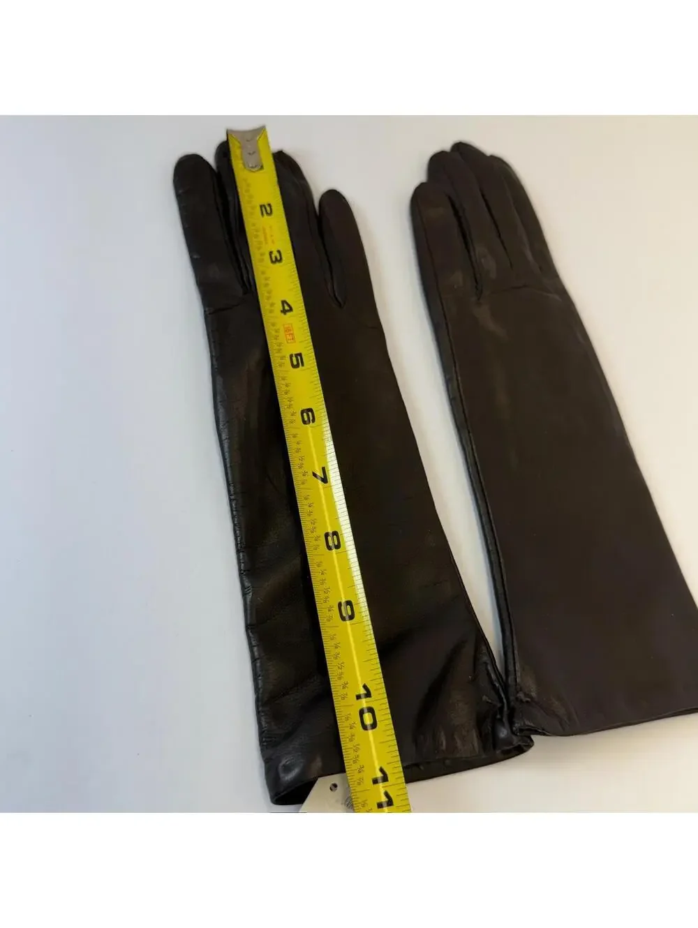 Neiman Marcus Leather Gloves 100%‎ Cashmere Lined Women's Size 6 1/2 New w/Tags